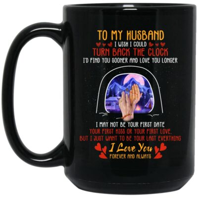 15 oz. Black Mug