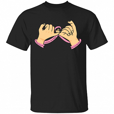 pinky shirt, Black, Unisex T-Shirt
