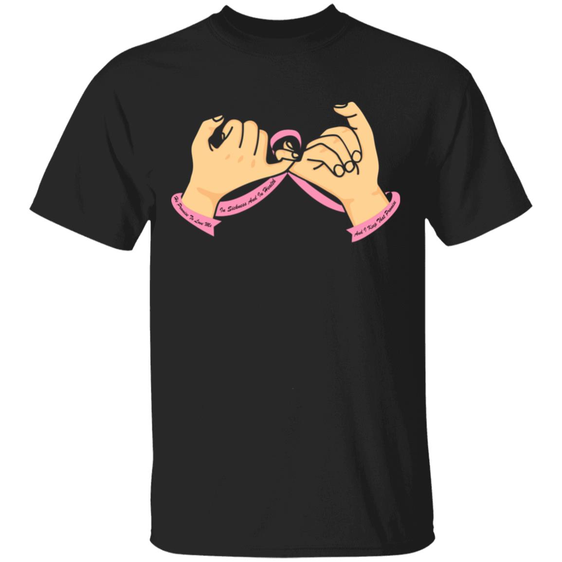 pinky shirt, Black, Unisex T-Shirt