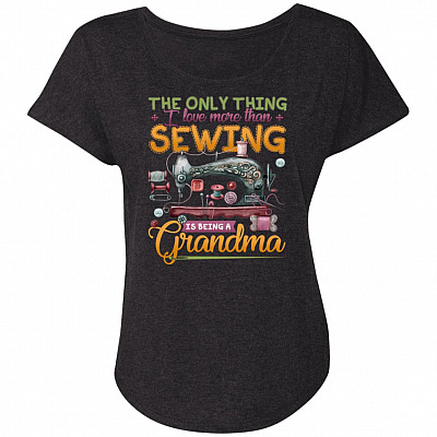 Ladies Triblend Dolman Sleeve