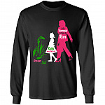 kamala hoodie, Black, Long Sleeve