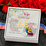 9KNG. Live together (5) Infinity Heart Necklace (Gold) 6