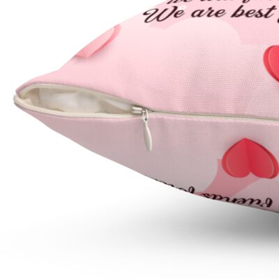 Alternative view of To My Bestie Thank You For The Laughter For All The Fun We've Shared Throw Pillow - Bestie Gifts Decorative Pillow