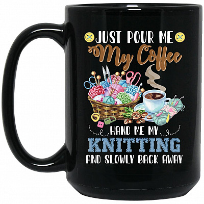 15 oz. Black Mug