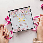 2LV. Mother Daughter Bond(4) Infinity Heart Necklace (Gold) 5