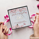 2LV. Mother Daughter Bond(4) Infinity Heart Necklace (Silver) 5