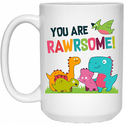 15 oz. White Mug