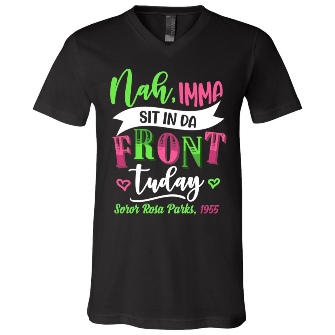 Rosa Parks T-shirt - V-Neck, Black, V-Neck T-Shirt