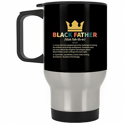14 oz. Silver Travel Mug