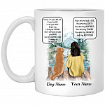 Personalized Dog Lover Gift, White, 11 oz. White Mug