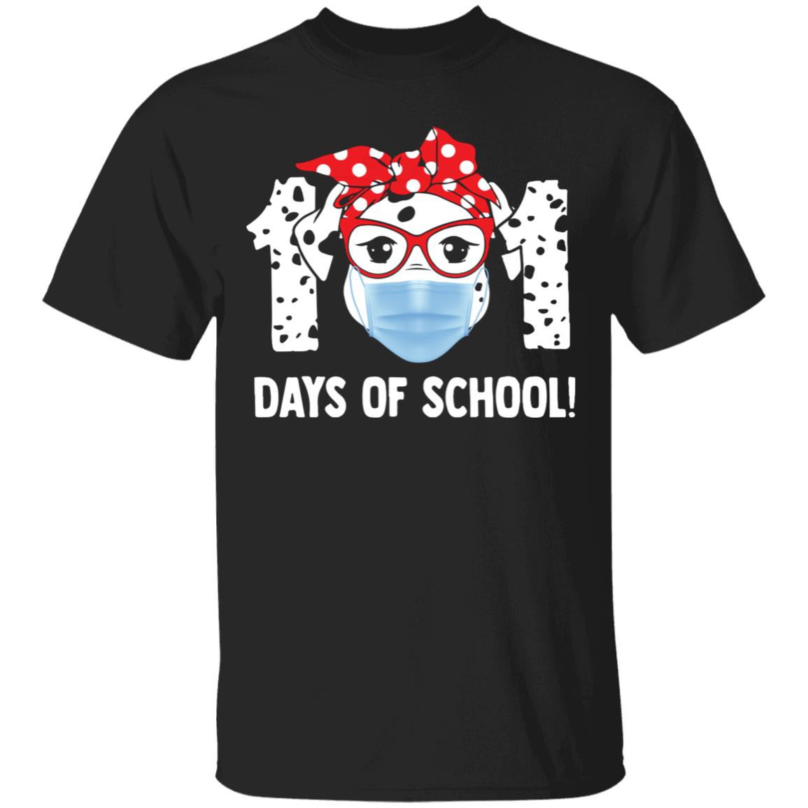 Funny Dalmatian Dog T-Shirt, Black, Unisex T-Shirt