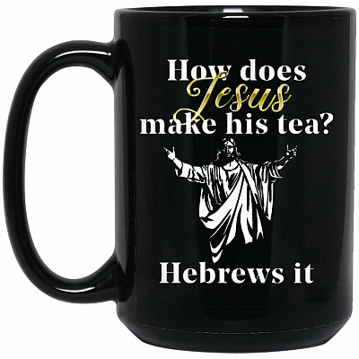 15 oz. Black Mug