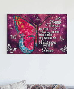 Alternative view of My Mind Still Talks to You and My Heart Still Looks for You but My Soul Knows Framed Canvas - Unframed Poster