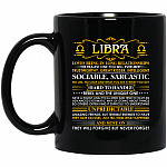 Libra Mug, Black, 11 oz. Black Mug