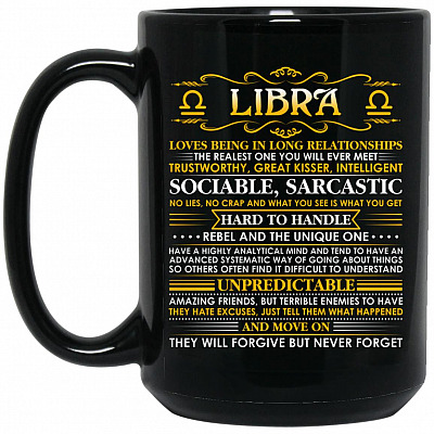 15 oz. Black Mug