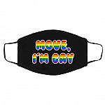 im gay mask, Black, Cloth Face Cover – Medium/Large