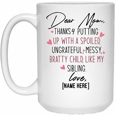 15 oz. White Mug