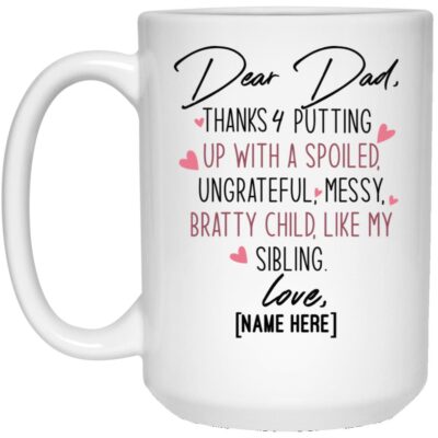 15 oz. White Mug