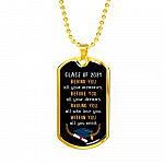 Graduation Class Of 2021 Senior Behind You All Your Memories Dog Tag Pendant Necklace - College Graduation Gift - Dog Tag (Gold Plated) Graduation Class Of 2021 Senior Behind You All Your Memories Dog Tag Pendant Necklace - College Graduation Gift - Dog Tag (Gold Plated)