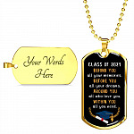 Graduation Class Of 2021 Senior Behind You All Your Memories Dog Tag Pendant Necklace - College Graduation Gift - Dog Tag (Gold Plated) Graduation Class Of 2021 Senior Behind You All Your Memories Dog Tag Pendant Necklace - College Graduation Gift - Dog Tag (Gold Plated)