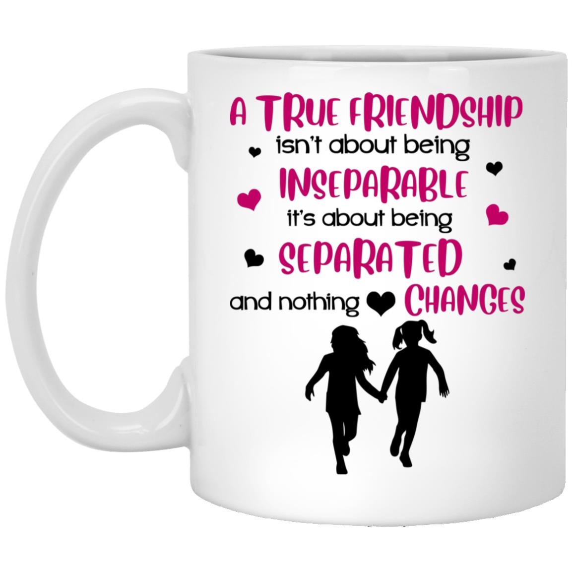 friend mug, White, 11 oz. White Mug