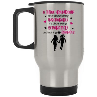 14 oz. Silver Travel Mug