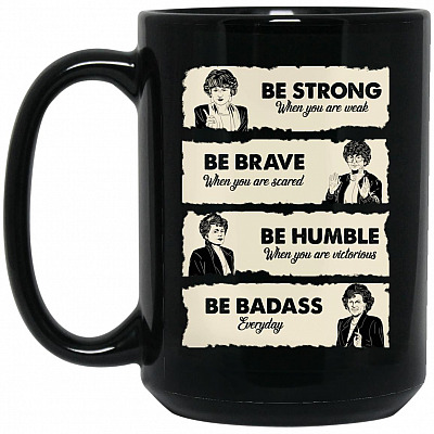 15 oz. Black Mug