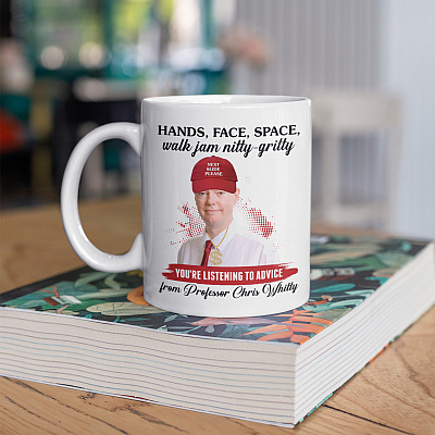 Alternative view of Chris Whitty Next Slide Please Ceramic Coffee Mug - Beer Stein - Water Bottle - Color Changing Mug