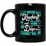 If It Involve, Black, 11 oz. Black Mug