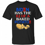 Biden Has The IQ T-shirt, Black, Unisex T-Shirt