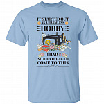 It Started Out T-shirt, Light Blue, Unisex T-Shirt