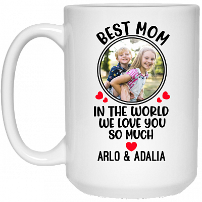 15 oz. White Mug