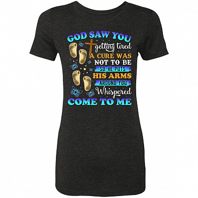 God Saw You Getting Tired A Cure, Vintage Black, Premium Ladies T-Shirt