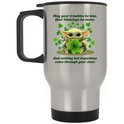 14 oz. Silver Travel Mug