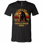 Vintage Kayleigh T shirt V neck, Black, V-Neck T-Shirt