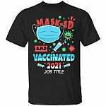 Personalized Masked, Black, Unisex T-Shirt