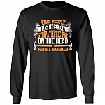 Funny Hoodie, Black, Long Sleeve