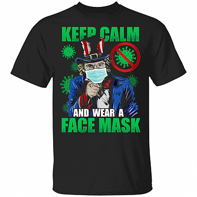 Keep Calm and Cover Shirt, Black, Unisex T-Shirt