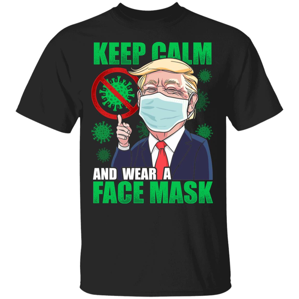 Keep Calm and Cover Your Mouth When, Black, Unisex T-Shirt