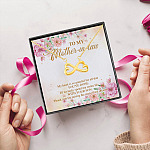 4O. My Mother In Law Necklace Infinity Heart Necklace (Gold) 5
