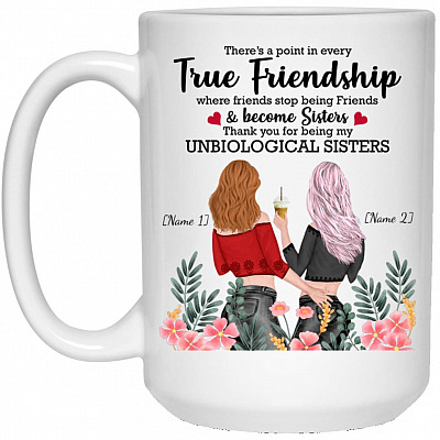 15 oz. White Mug