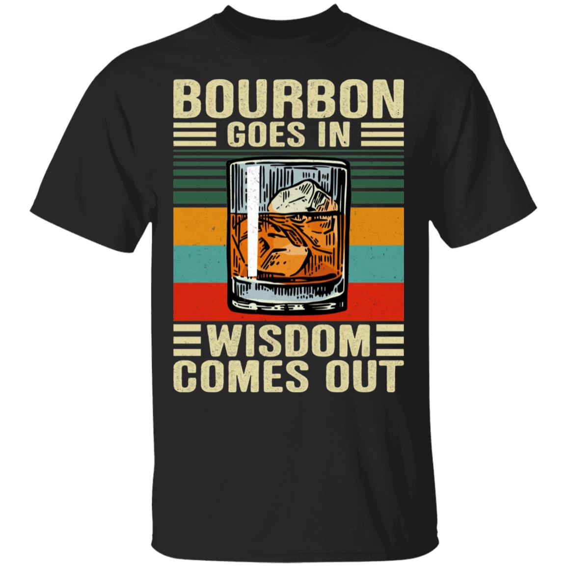 Bourbon Shirt, Black, Unisex T-Shirt