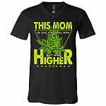 Mom Shirt, Black, V-Neck T-Shirt Mom Shirt, Black, V-Neck T-Shirt