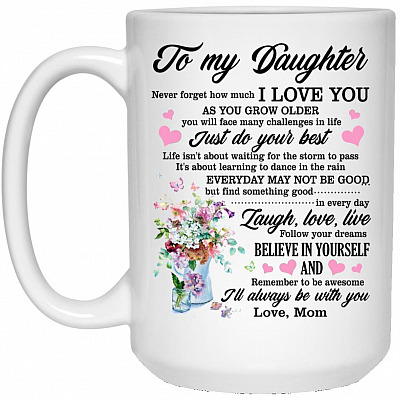 15 oz. White Mug