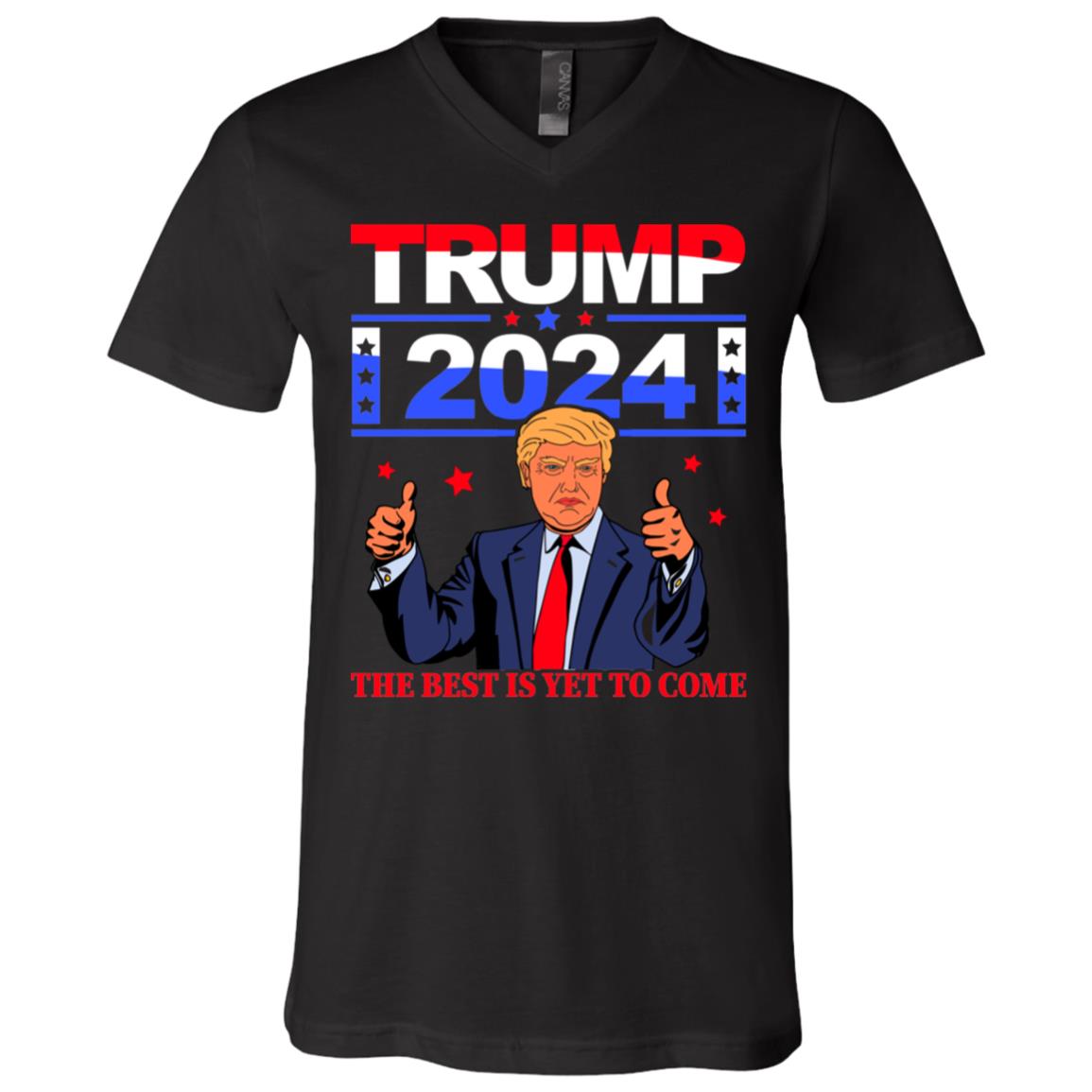Trump Shirt, Black, V-Neck T-Shirt