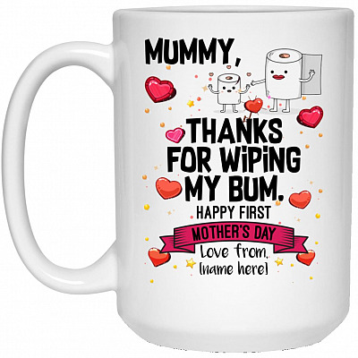 15 oz. White Mug