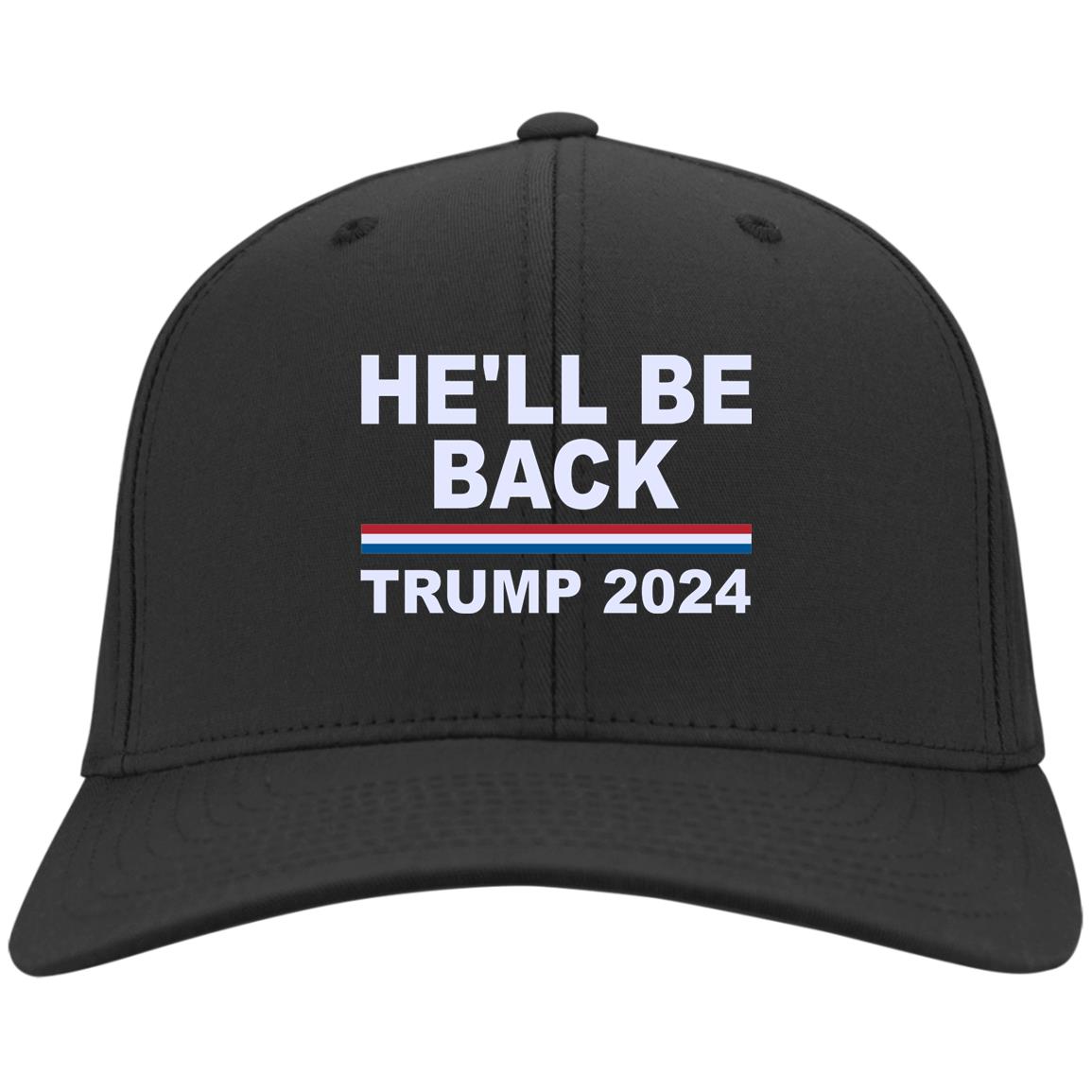 Trump 2024 Hat, Black, Twill Cap