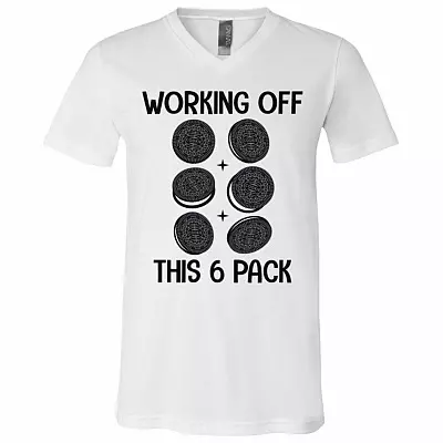 Oreos Tshirt, White, V-Neck T-Shirt