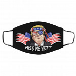 Miss Mask, Black, Cloth Face Cover – Medium/Large