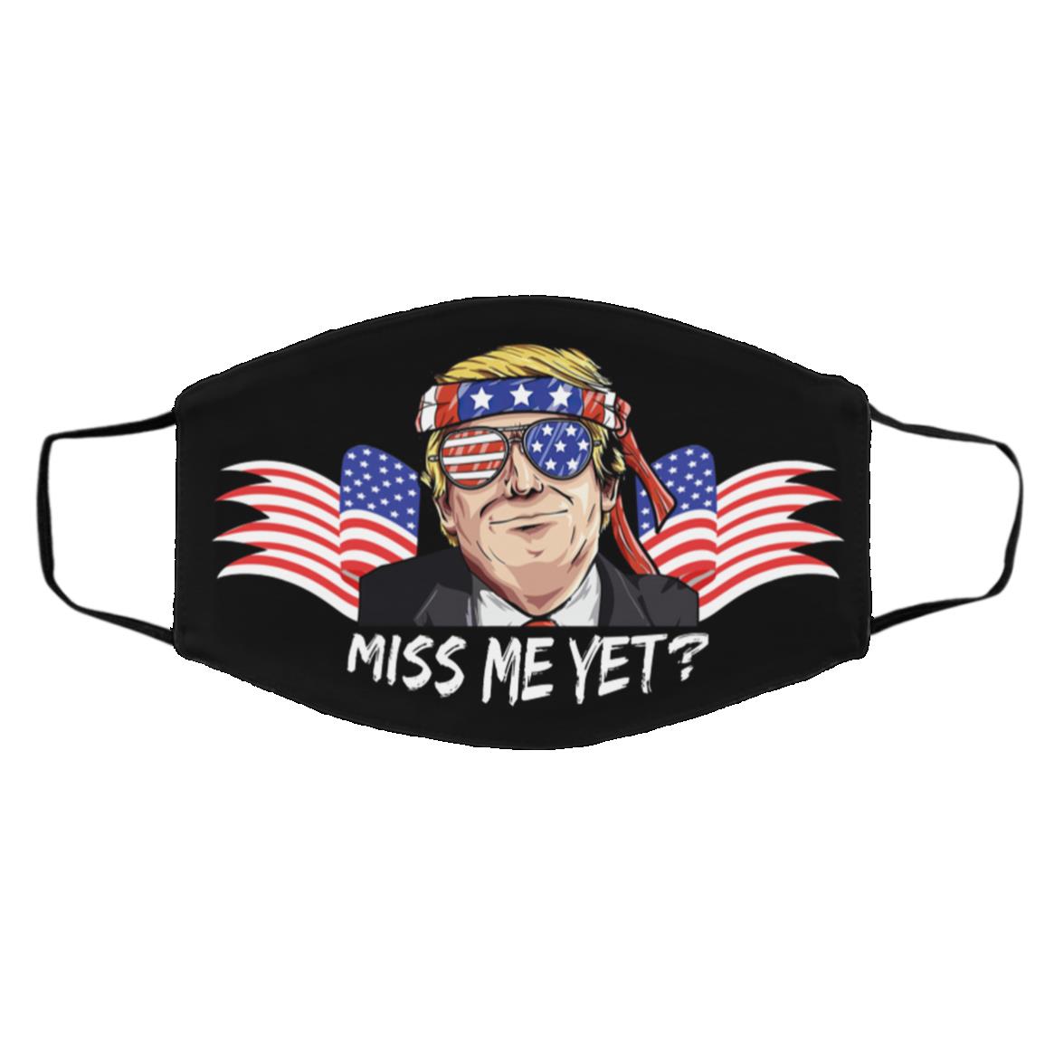 Miss Mask, Black, Cloth Face Cover – Medium/Large